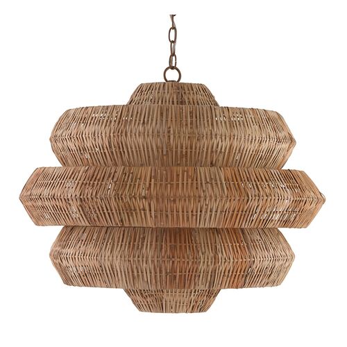 Antibes Chandelier, Khaki/Natural 2 Antibes Chandelier, Khaki/Natural