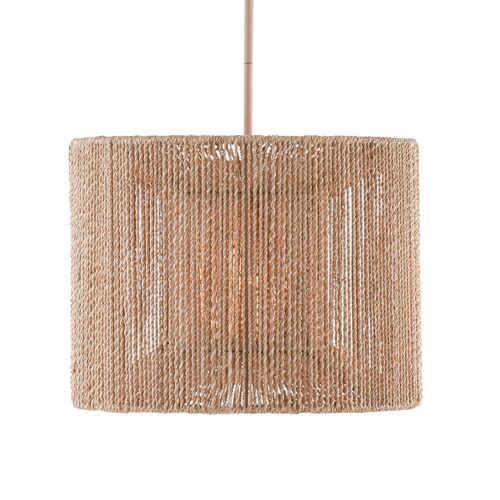Mereworth Oval Rope Chandelier, Natural/Beige 7 Mereworth Oval Rope Chandelier, Natural/Beige