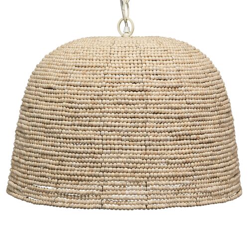 High Tide Beaded Dome Pendant, Natural 1 High Tide Beaded Dome Pendant, Natural
