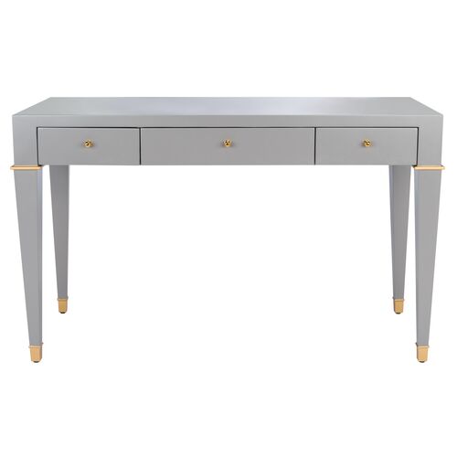 Halina Modern Desk, Grey 1 Halina Modern Desk, Grey