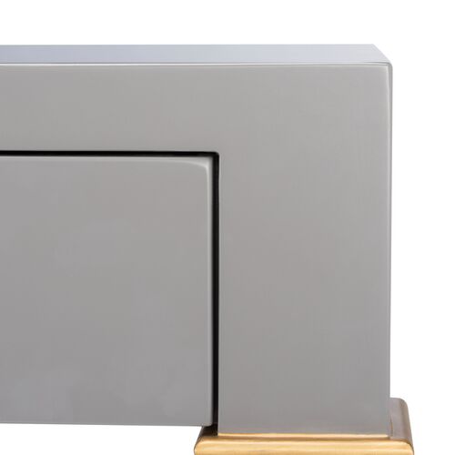 Halina Modern Desk, Grey 4 Halina Modern Desk, Grey
