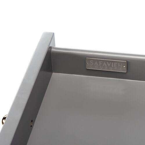 Halina Modern Desk, Grey 6 Halina Modern Desk, Grey
