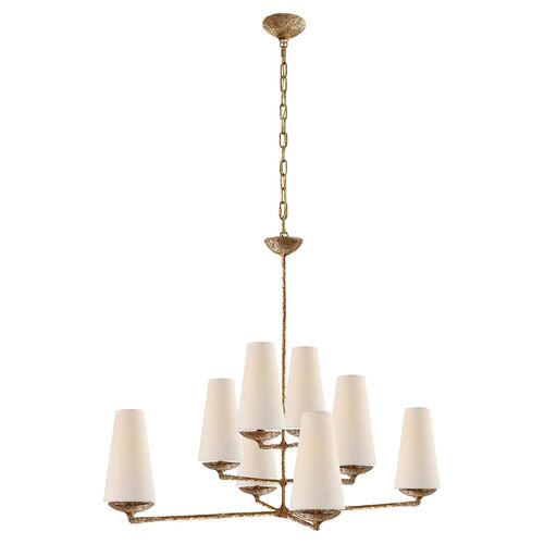 Fontaine Large Offset Chandelier 1 Fontaine Large Offset Chandelier