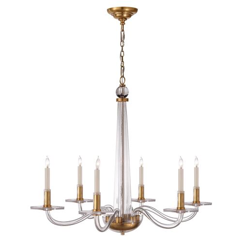 Robinson Medium Chandelier, Brass 1 Robinson Medium Chandelier, Brass