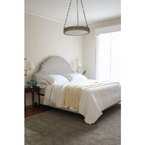 Classic No.1 Plug-In Wall Sconce, Silk Shade 3 Classic No.1 Plug-In Wall Sconce, Silk Shade