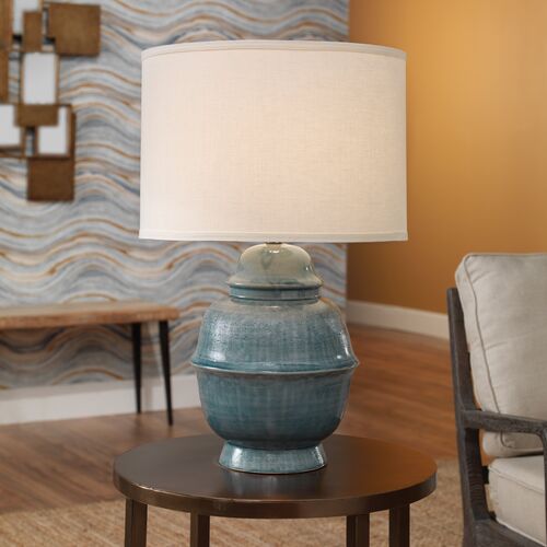 Kaya Table Lamp, Blue 3 Kaya Table Lamp, Blue