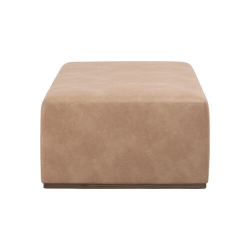 Remy 2-Pc Upholstered Coffee Table, Tan Leather 18 Remy 2-Pc Upholstered Coffee Table, Tan Leather