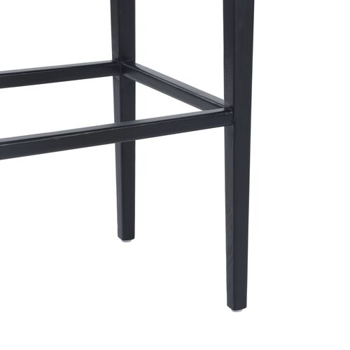 Michaela Cane Counter Stool, Brushed Ebony/Flax Performance 6 Michaela Cane Counter Stool, Brushed Ebony/Flax Performance