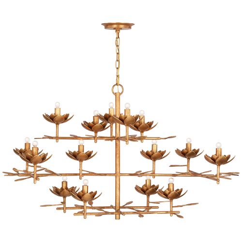 Clementine 48" Low Wide Tiered Chandelier 1 Clementine 48" Low Wide Tiered Chandelier