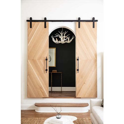 Antler Chandelier, Matte White 2 Antler Chandelier, Matte White