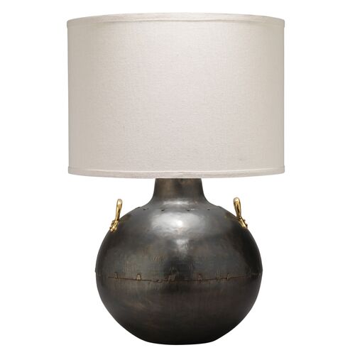 Two-Handle Kettle Table Lamp, Iron 1 Two-Handle Kettle Table Lamp, Iron
