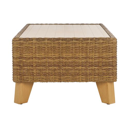 Aelwyn Wicker Outdoor Coffee Table 6 Aelwyn Wicker Outdoor Coffee Table