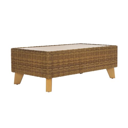 Aelwyn Wicker Outdoor Coffee Table 7 Aelwyn Wicker Outdoor Coffee Table