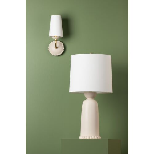 Jagger Wall Sconce, Antique Ivory/Aged Brass 7 Jagger Wall Sconce, Antique Ivory/Aged Brass