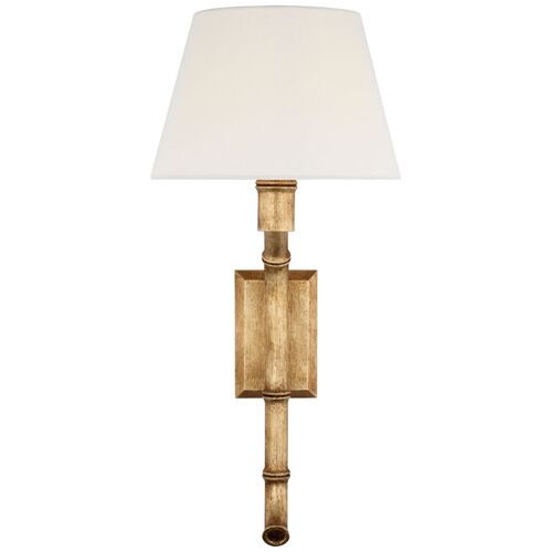 Alana 27" Curved Tail Bamboo Wall Sconce 1 Alana 27" Curved Tail Bamboo Wall Sconce