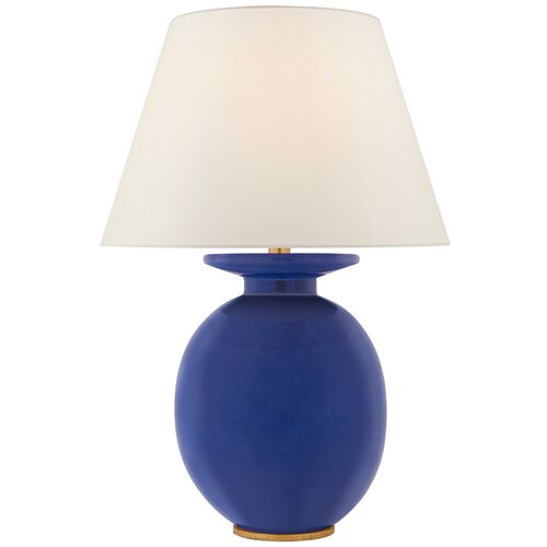 Hans Medium Table Lamp, Flowing Blue 1 Hans Medium Table Lamp, Flowing Blue