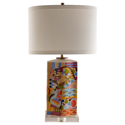 Madagascar 26" Table Lamp. Multicolor 1 Madagascar 26" Table Lamp. Multicolor