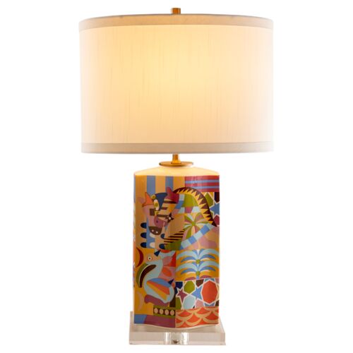 Madagascar 26" Table Lamp. Multicolor 2 Madagascar 26" Table Lamp. Multicolor