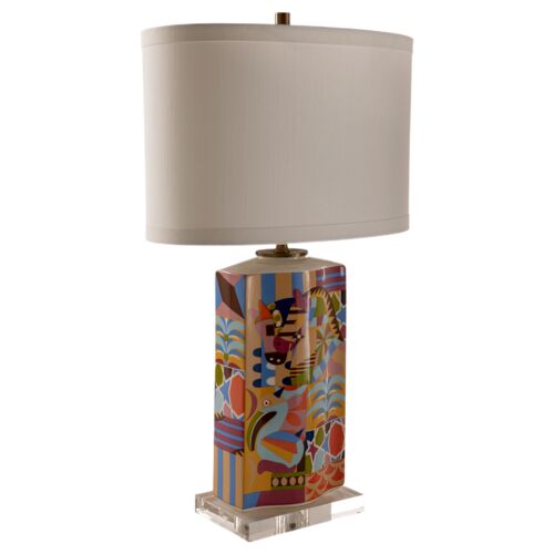 Madagascar 26" Table Lamp. Multicolor 3 Madagascar 26" Table Lamp. Multicolor
