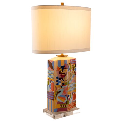 Madagascar 26" Table Lamp. Multicolor 4 Madagascar 26" Table Lamp. Multicolor