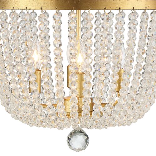 Rylee 4 Light Mini Chandelier, Antique Gold 3 Rylee 4 Light Mini Chandelier, Antique Gold