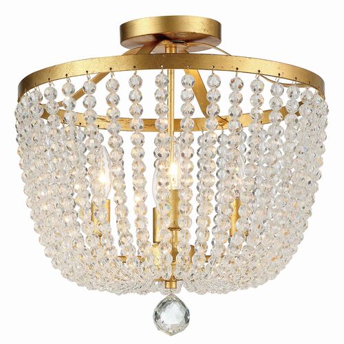 Rylee 4 Light Mini Chandelier, Antique Gold 6 Rylee 4 Light Mini Chandelier, Antique Gold