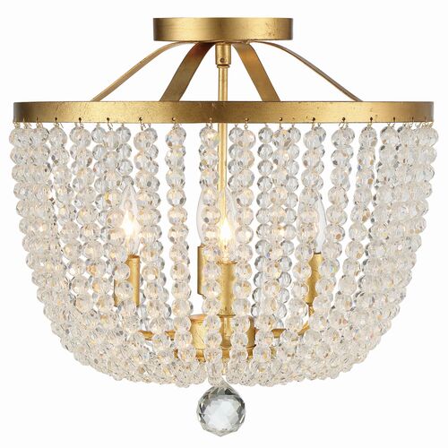 Rylee 4 Light Mini Chandelier, Antique Gold 8 Rylee 4 Light Mini Chandelier, Antique Gold