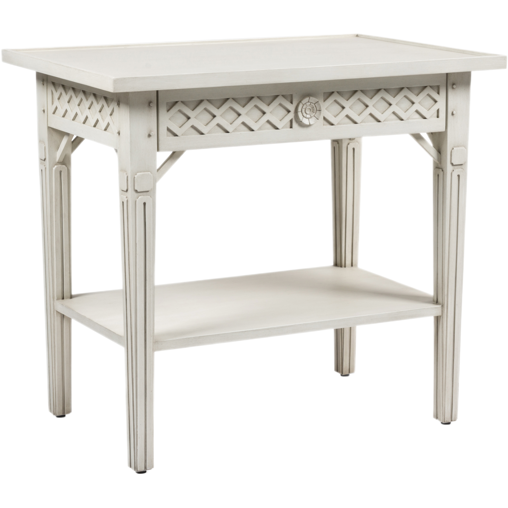 Inge Side Table, Antique White 1 Inge Side Table, Antique White