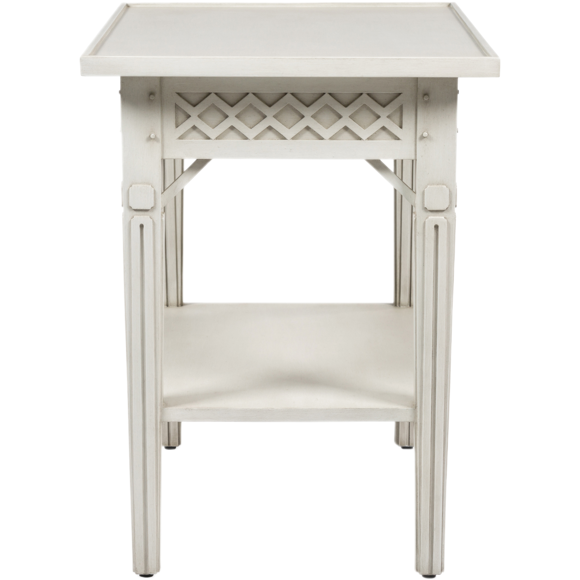 Inge Side Table, Antique White 4 Inge Side Table, Antique White