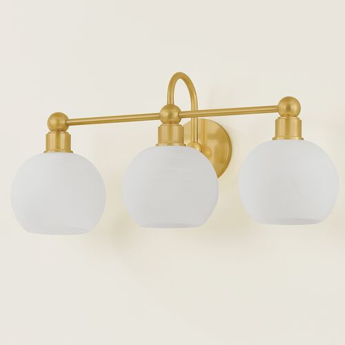 Sylven 3-Light Bath And Vanity Wall Sconce 3 Sylven 3-Light Bath And Vanity Wall Sconce