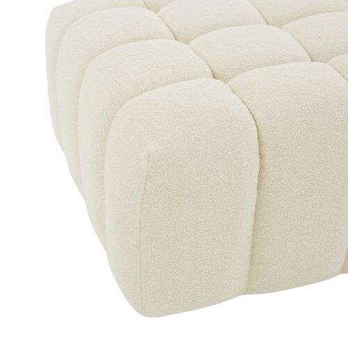 Aria Boucle Tufted Ottoman 4 Aria Boucle Tufted Ottoman