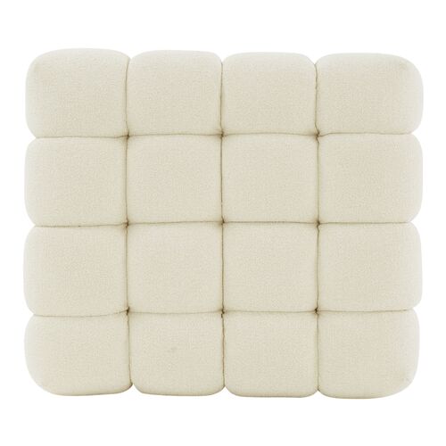 Aria Boucle Tufted Ottoman 5 Aria Boucle Tufted Ottoman