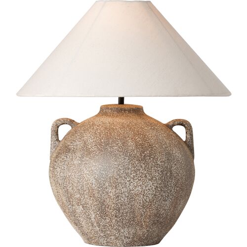 Finch Table Lamp, Vintage Brown Ceramic 2 Finch Table Lamp, Vintage Brown Ceramic