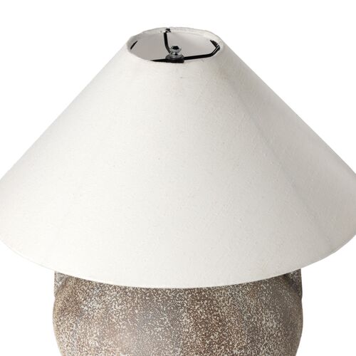 Finch Table Lamp, Vintage Brown Ceramic 4 Finch Table Lamp, Vintage Brown Ceramic