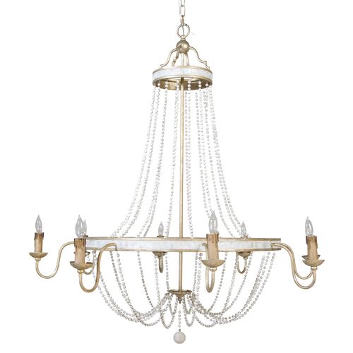 Corinna Chandelier, Champagne Silver 1 Corinna Chandelier, Champagne Silver