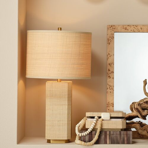 Utopia Raffia Table Lamp, Natural 2 Utopia Raffia Table Lamp, Natural