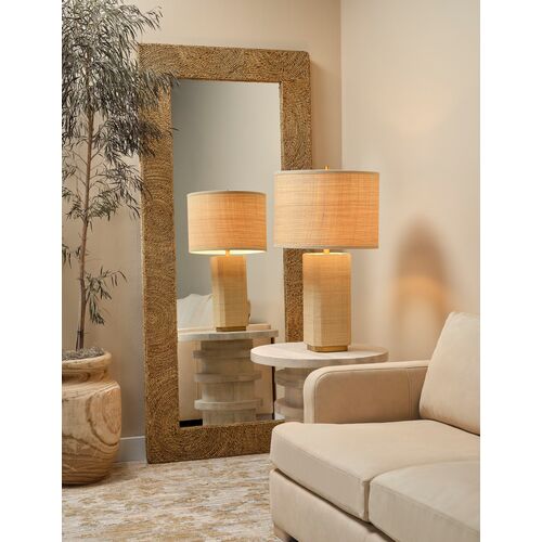 Utopia Raffia Table Lamp, Natural 6 Utopia Raffia Table Lamp, Natural