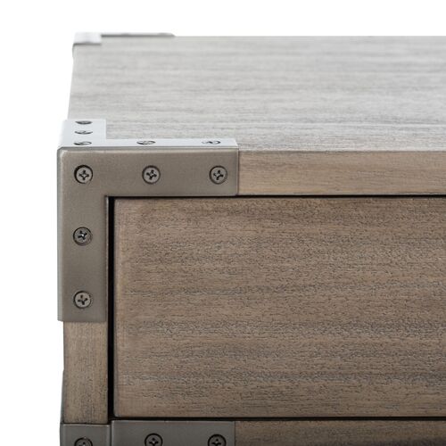 Nirel 3-Drawer Wood Nightstand 3 Nirel 3-Drawer Wood Nightstand