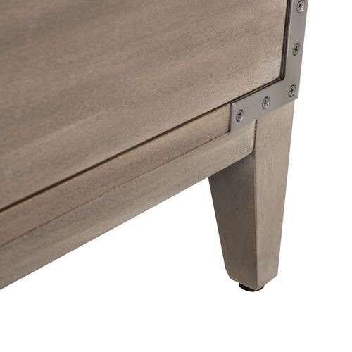 Nirel 3-Drawer Wood Nightstand 5 Nirel 3-Drawer Wood Nightstand