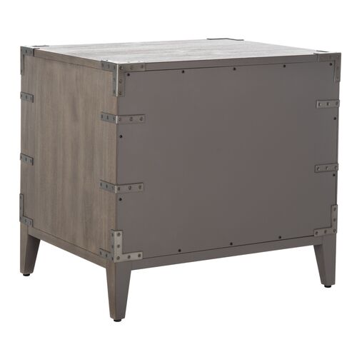 Nirel 3-Drawer Wood Nightstand 7 Nirel 3-Drawer Wood Nightstand
