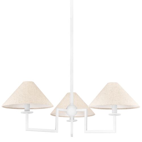Gladwyne Small Chandelier, Textured White 1 Gladwyne Small Chandelier, Textured White