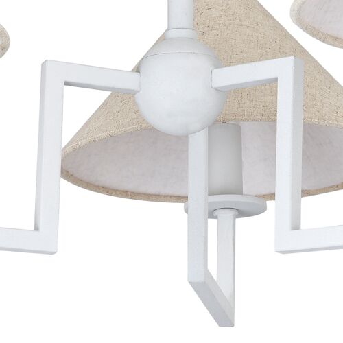 Gladwyne Small Chandelier, Textured White 2 Gladwyne Small Chandelier, Textured White