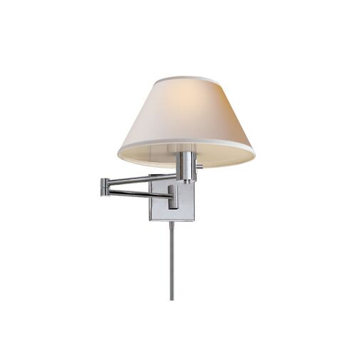 Classic Swing-Arm Sconce, Polished Nickel 1 Classic Swing-Arm Sconce, Polished Nickel