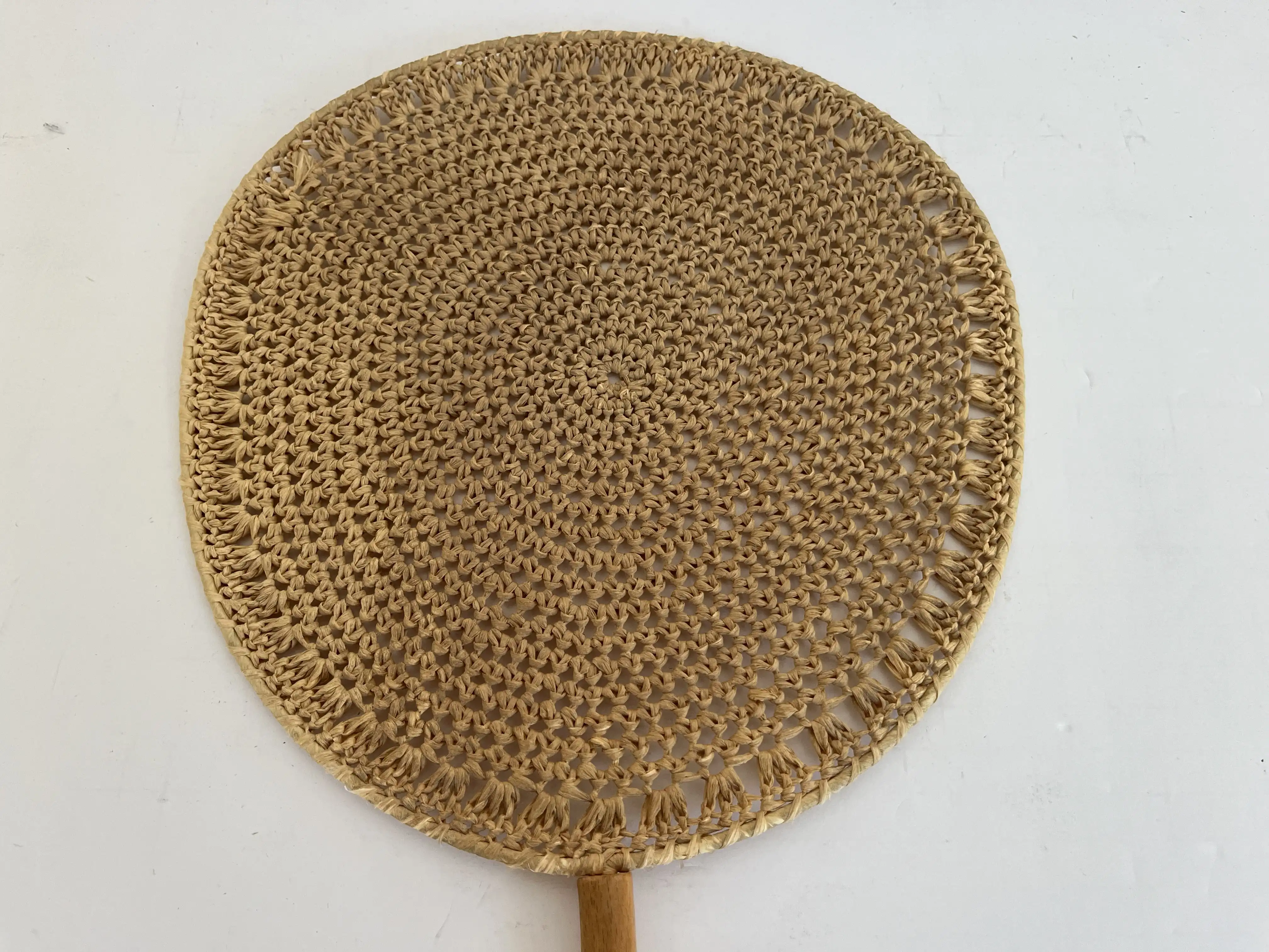 Italian Wicker Palm Chandelier, C1960 6 Italian Wicker Palm Chandelier, C1960