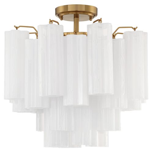 Addis 4 Light Glass Semi Flush Mount 1 Addis 4 Light Glass Semi Flush Mount