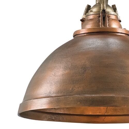 Admiral Pendant, Copper/Antique Brass 2 Admiral Pendant, Copper/Antique Brass