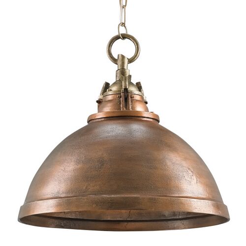 Admiral Pendant, Copper/Antique Brass 3 Admiral Pendant, Copper/Antique Brass