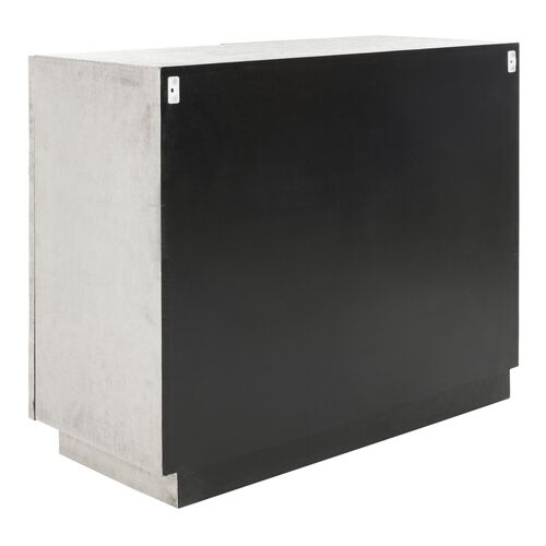 Nerina Sunburst 2-Door Chest, Silver 8 Nerina Sunburst 2-Door Chest, Silver