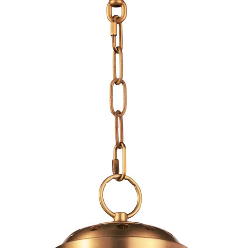 Globe Pendant, Natural Brass 5 Globe Pendant, Natural Brass