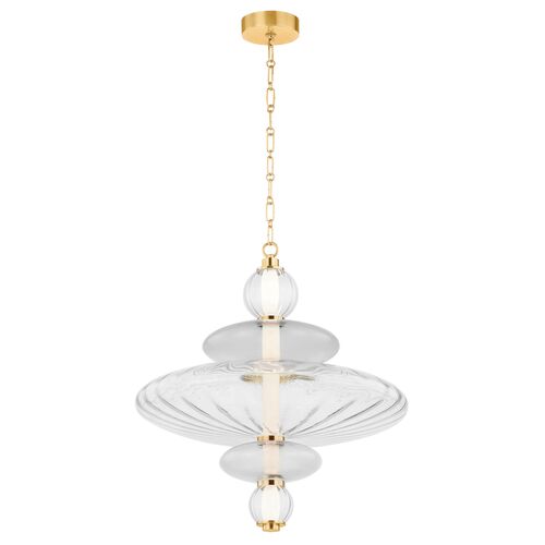 Zeke Pendant, Clear Optic/Smoked Glass 1 Zeke Pendant, Clear Optic/Smoked Glass